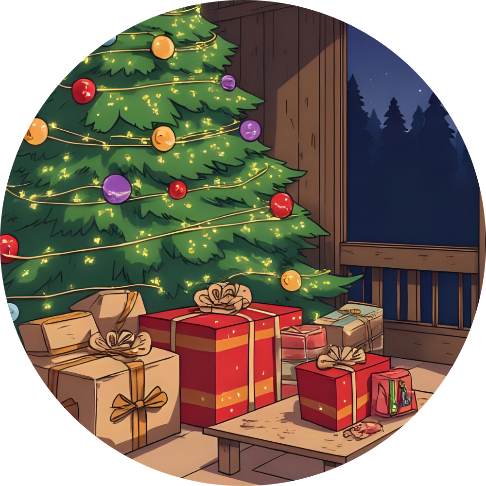 Sapin de Noel et cadeaux