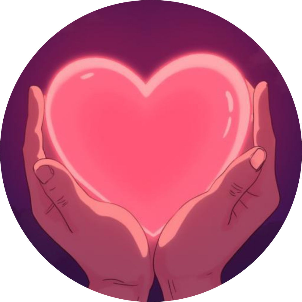 Image d'un coeur dans des mains pour la journée du remerciement