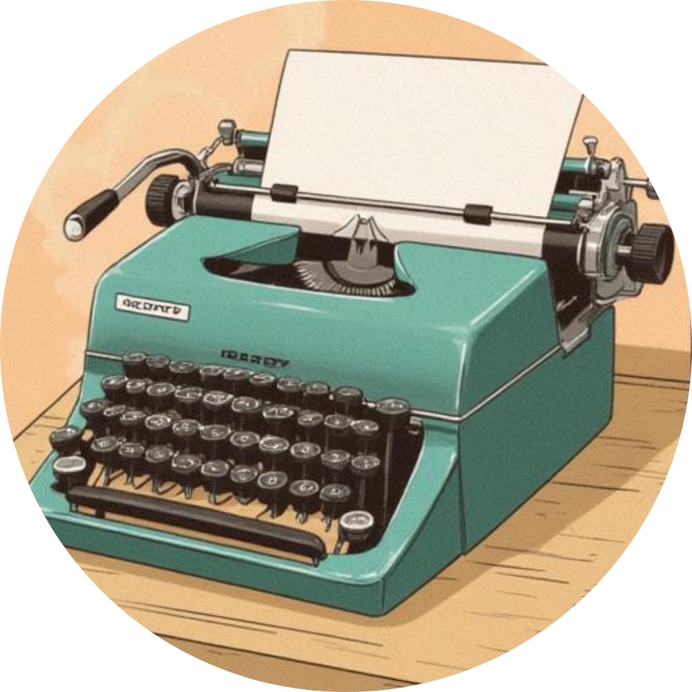 Image d'une machine à écrire